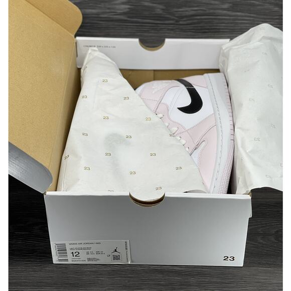 WMNS Air Jordan 1 Mid, Light Violet/White | Size 12W / 10.5M [new] BQ6472-500 - Picture 1 of 10